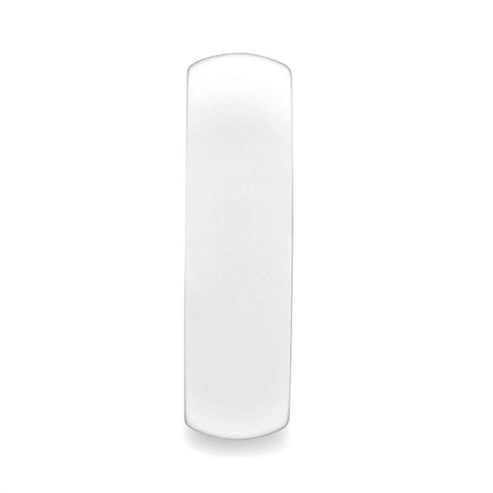 IVORY Domed Polish Finished White Ceramic Ring - 6mm & 8mm